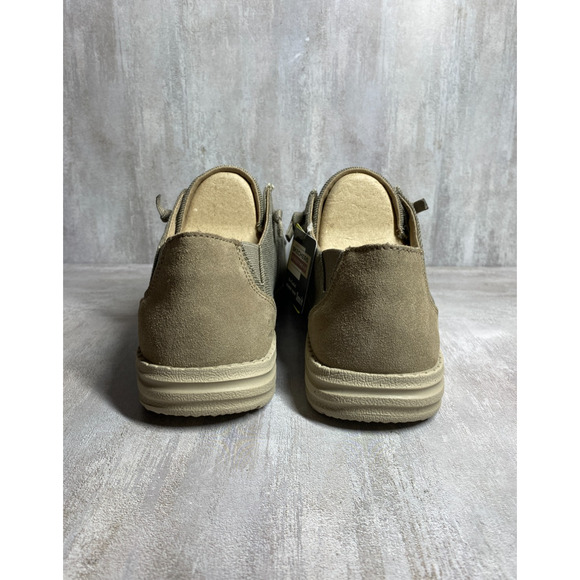 Skechers Shoes Mens 13 Khaki Streetwear Slip On Air Cooled Memory Foam Classic main image 8